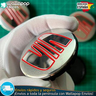X4 Tapacubos Sea 55mm Emblemas Tapas Bujes Llantas