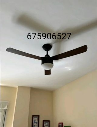 MONTAJE VENTILADORES TECHO
