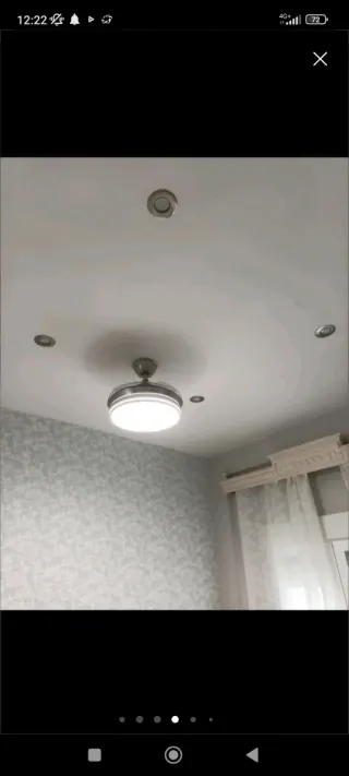 MONTAJE VENTILADORES TECHO