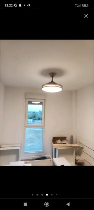 MONTAJE VENTILADORES TECHO