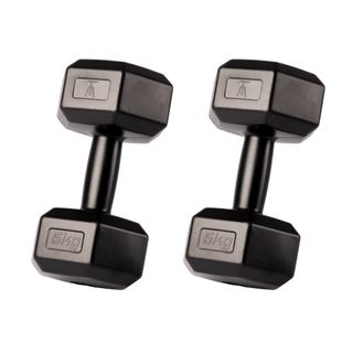 2 mancuernas de 5kg pesas gym