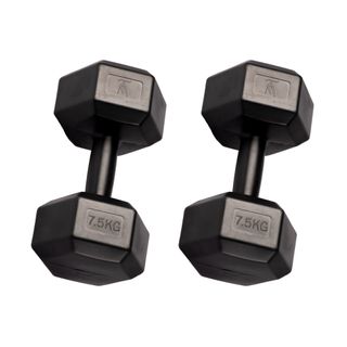 2 mancuernas 7,5 KG pesas gym gimnasio