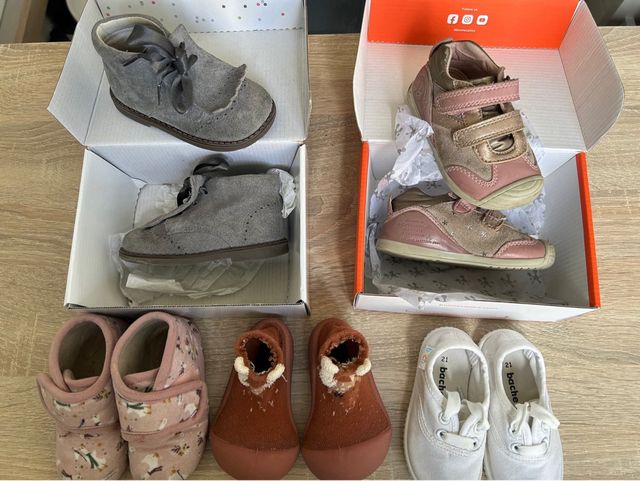 Lote 5 pares Zapatos Tallas 19 a 21 biomechanics