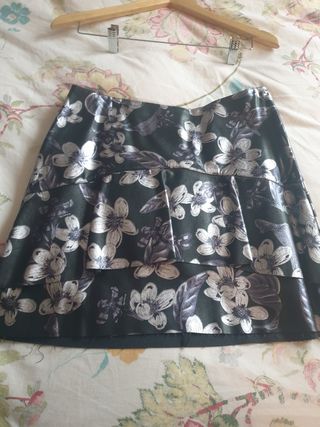 Minifalda escay de Zara