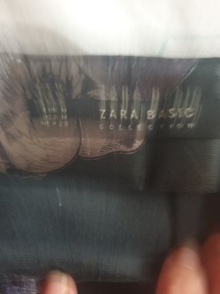 Minifalda escay de Zara