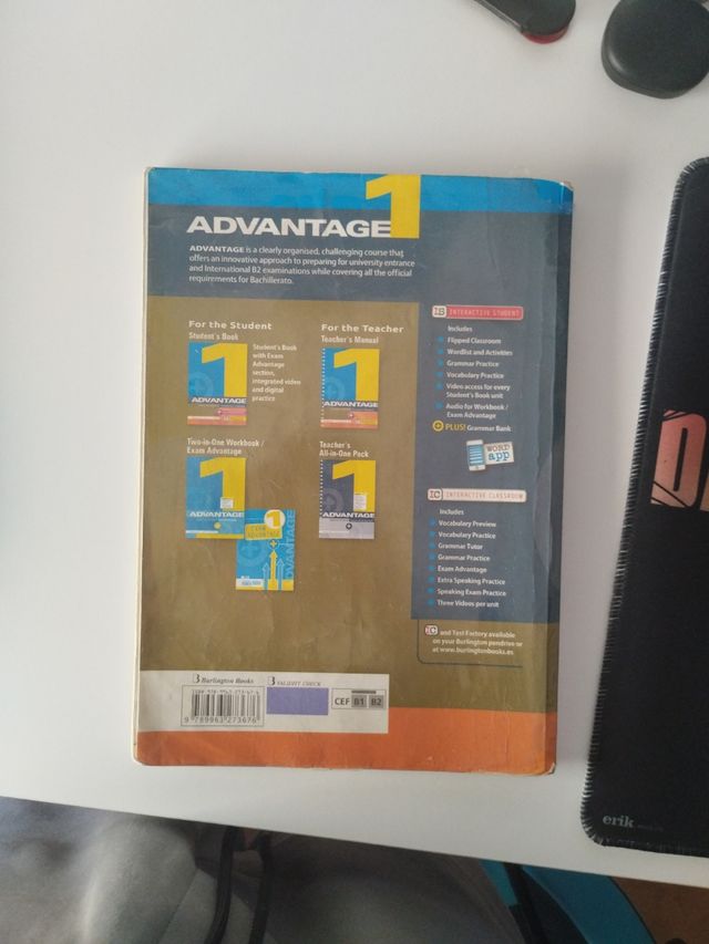 ADVANTAGE FOR BACHILLERATO 1. ST'S BOOK (2017)