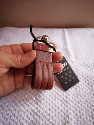 Portachiavi in vera pelle Zippo