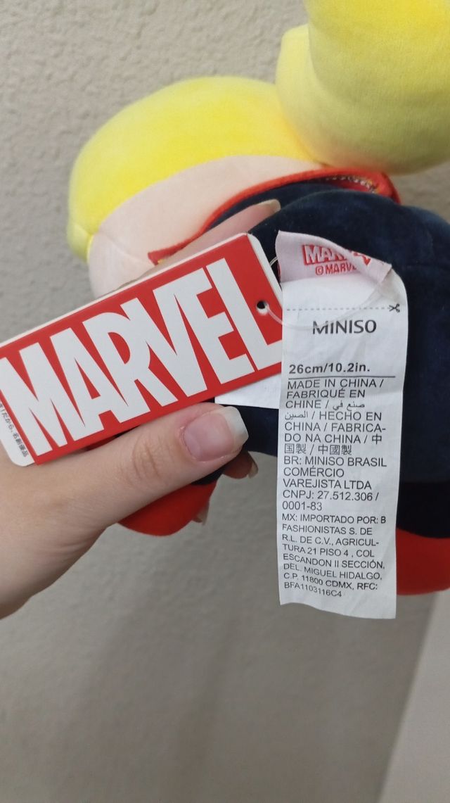 Peluche Capitana Marvel
