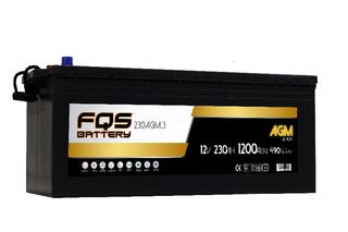 FQS230AGM.3 - Batería Agm C 12v 225Ah 1350A En + I