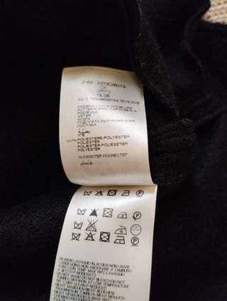 Cappotto color nero Motivi