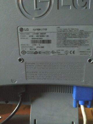 Monitor LG 17 pulgadas 