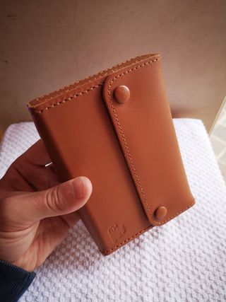 Custodia in vera pelle per carte da gioco Modiano