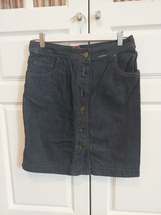 Mini falda Vaquera con botones