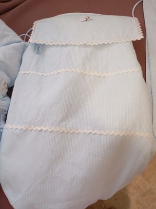 Funda (garnitura), colcha, lazos capazo 