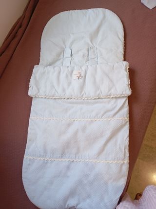 Saco invierno, colchoneta verano, capota y lazos