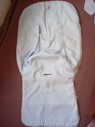 Saco invierno, colchoneta verano, capota y lazos