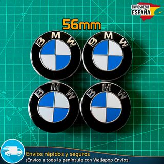 X4 Tapacubos BMW 56mm Emblemas Tapas de Llantas