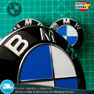 X4 Tapacubos BMW 56mm Emblemas Tapas de Llantas