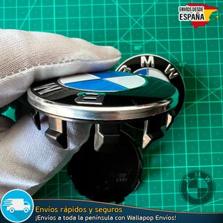 X4 Tapacubos BMW 56mm Emblemas Tapas de Llantas