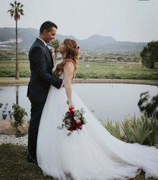 Vestido novia talla 40 aprox