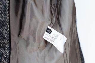 Blazer corta mezcla lana Massimo Dutti talla s