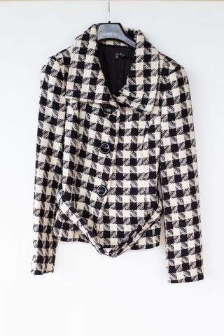 Blazer cinturón mezcla lana Zara talla s