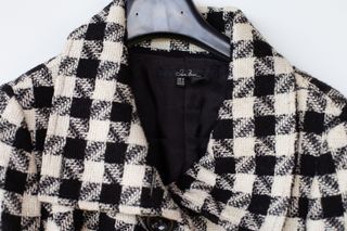 Blazer cinturón mezcla lana Zara talla s