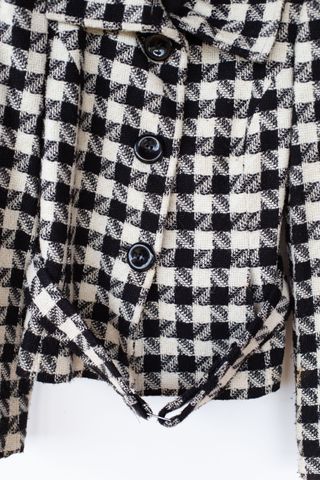 Blazer cinturón mezcla lana Zara talla s