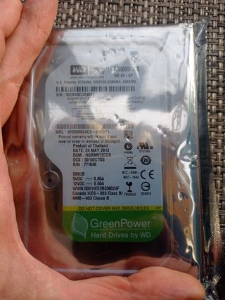 Disco duro interno 3'5" 500 Gb