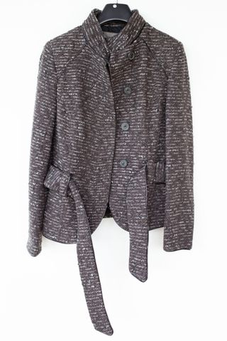 Blazer corta cinturón Zara talla s