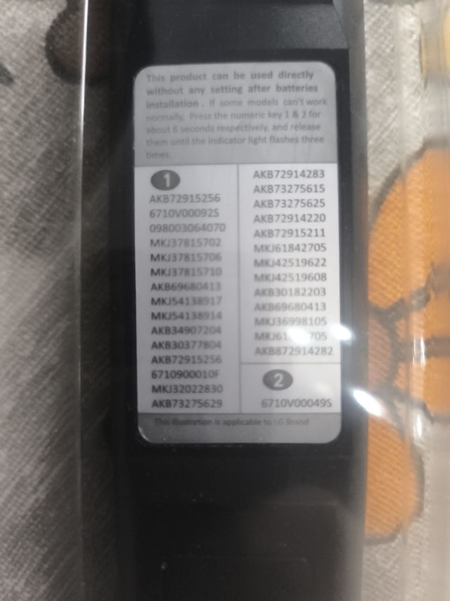 Mando a distancia para Smart LG