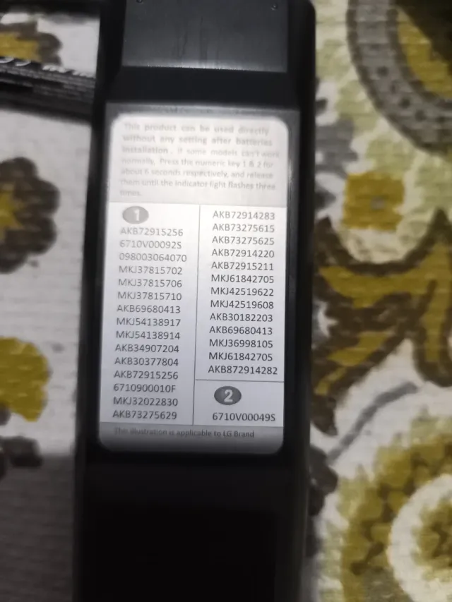 Mando a distancia para Smart LG