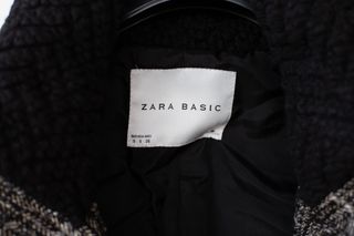 Blazer cinturón mezcla lana Zara talla s