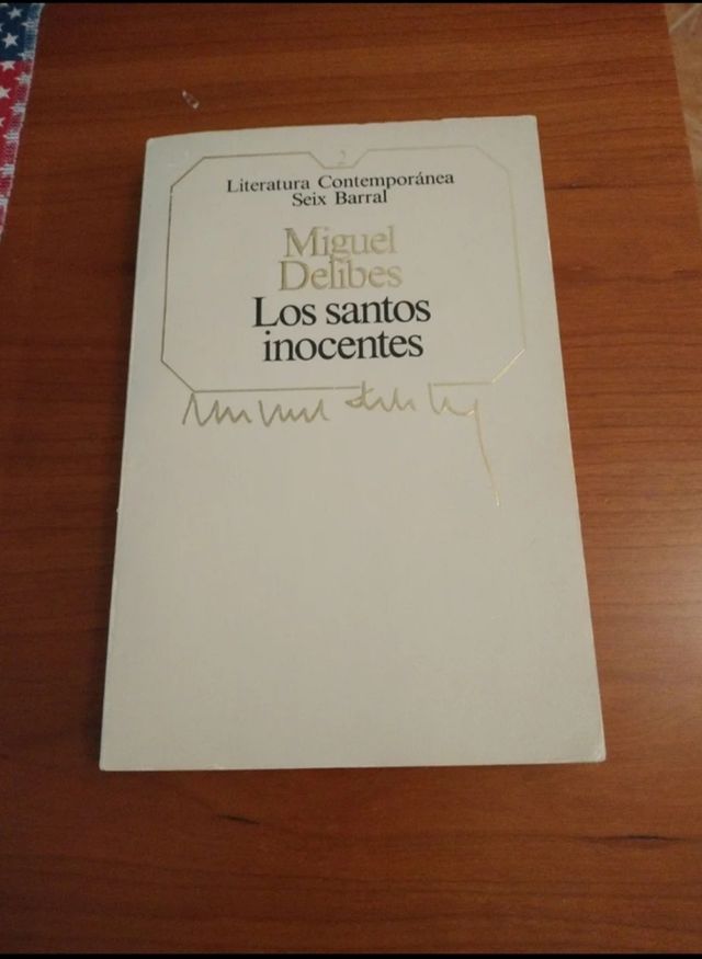 Libro lectura Los Santos Inocentes