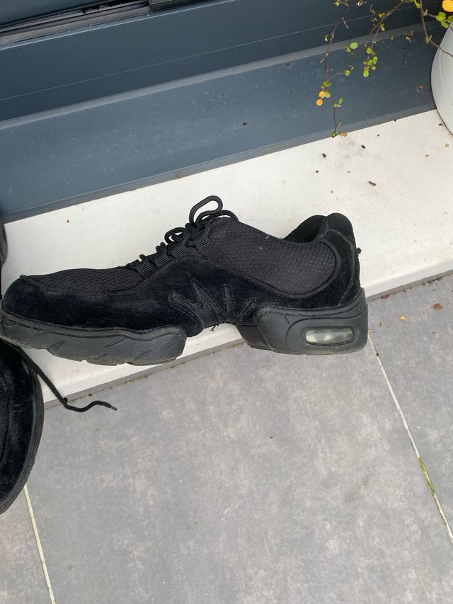 Zapatillas baile moderno suela partida