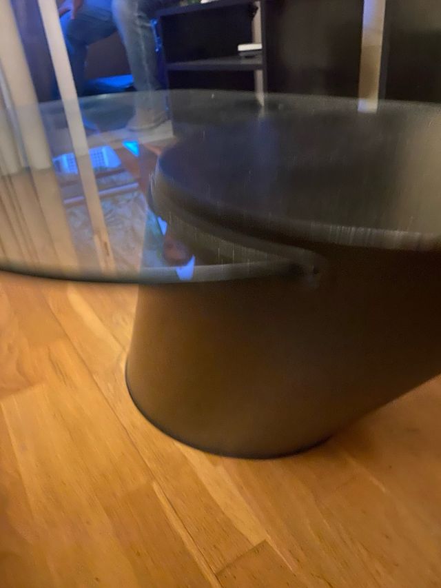 Mesa centro de diseño años 80