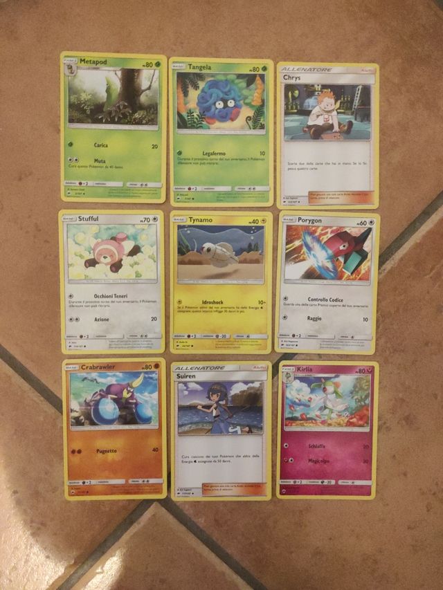 Carte Pokémon - Lotto n. 18 carte