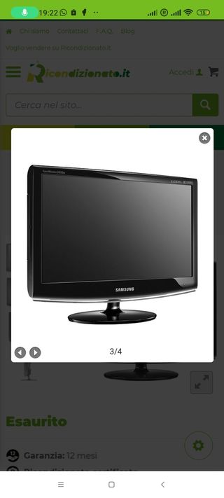 Televisión Samsung 2033HD 20"