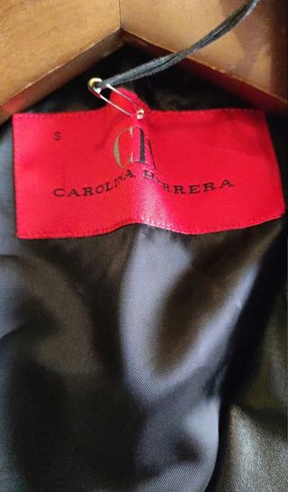 Cazadora de cuero ,carolina Herrera de hombre