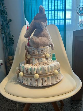 Tarta Elefante Pañales