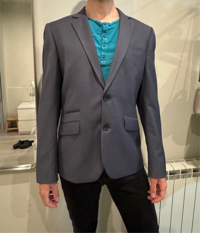 Americana antony morato gris L super slim fit