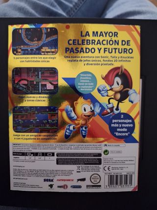 Sonic Manía para Nintendo Switch.