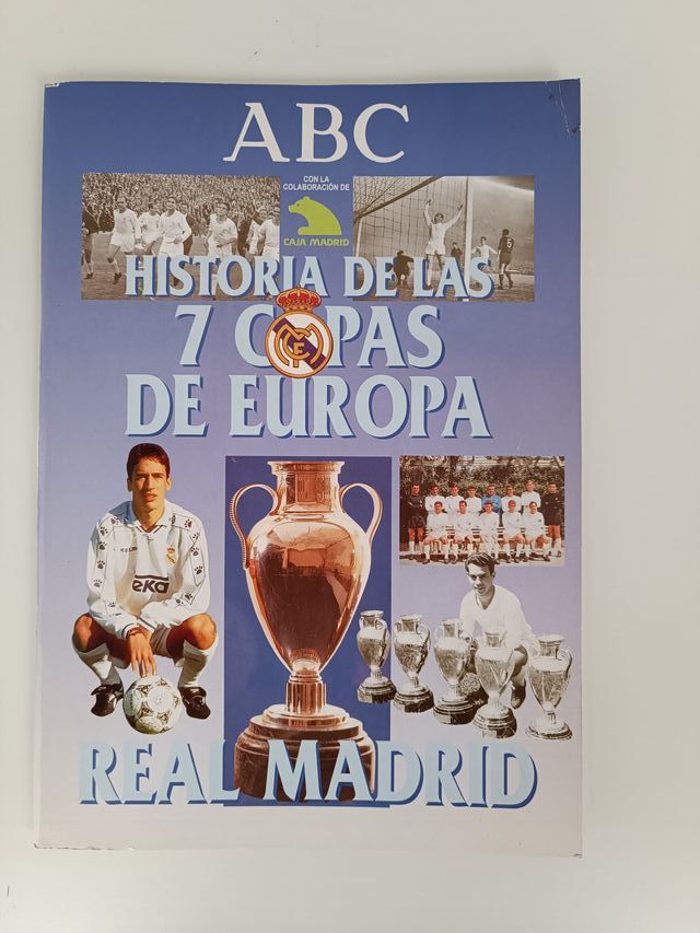 ÁLBUM HISTORIA LAS 7 COPAS DE EUROPA REAL MADRID