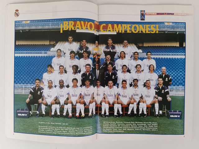 ÁLBUM HISTORIA LAS 7 COPAS DE EUROPA REAL MADRID
