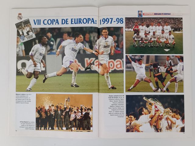 ÁLBUM HISTORIA LAS 7 COPAS DE EUROPA REAL MADRID