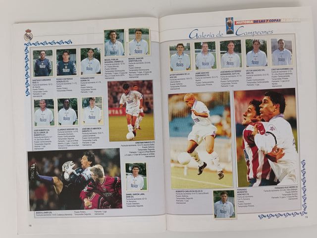 ÁLBUM HISTORIA LAS 7 COPAS DE EUROPA REAL MADRID