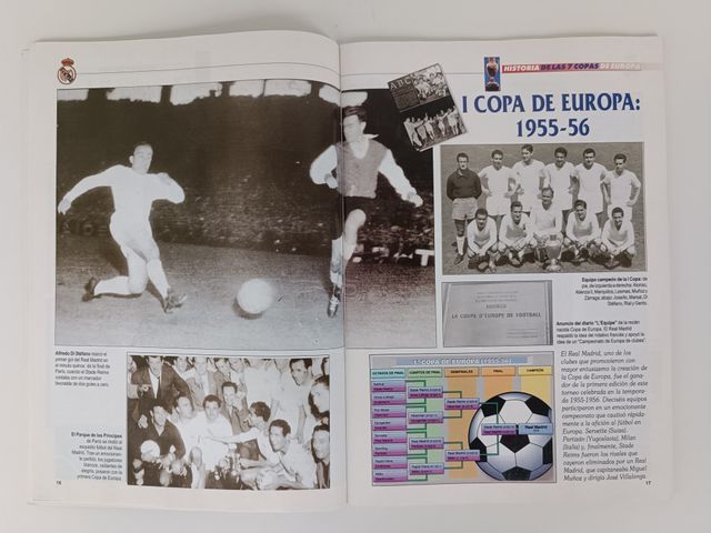 ÁLBUM HISTORIA LAS 7 COPAS DE EUROPA REAL MADRID