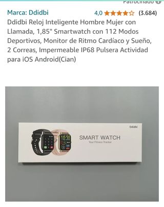 Smartwatch sin estrenar