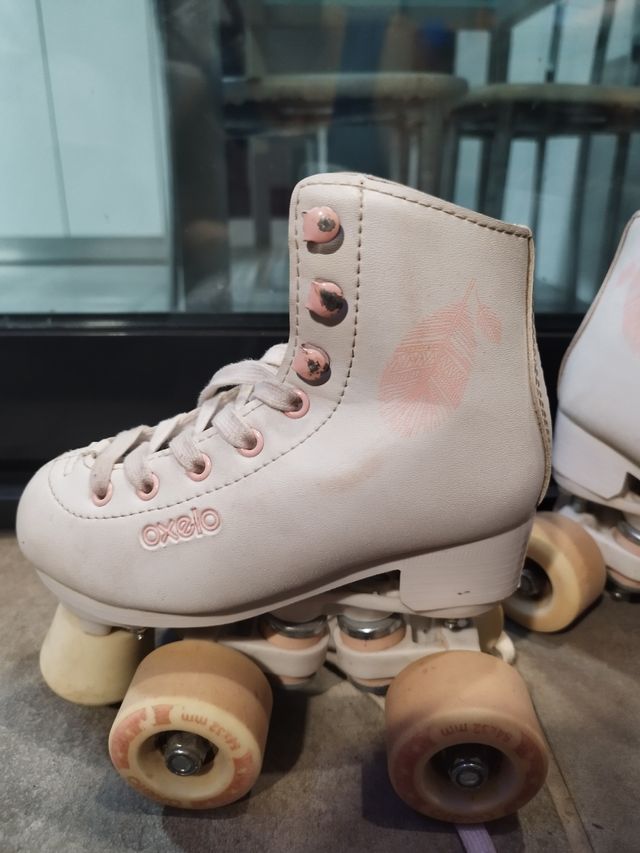 Patines blancos 4 ruedas