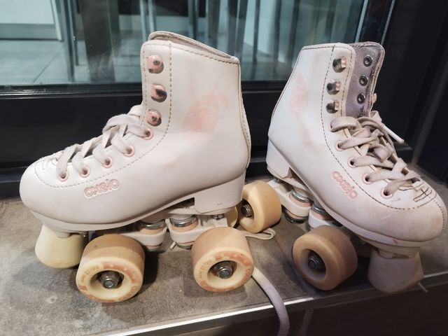 Patines blancos 4 ruedas